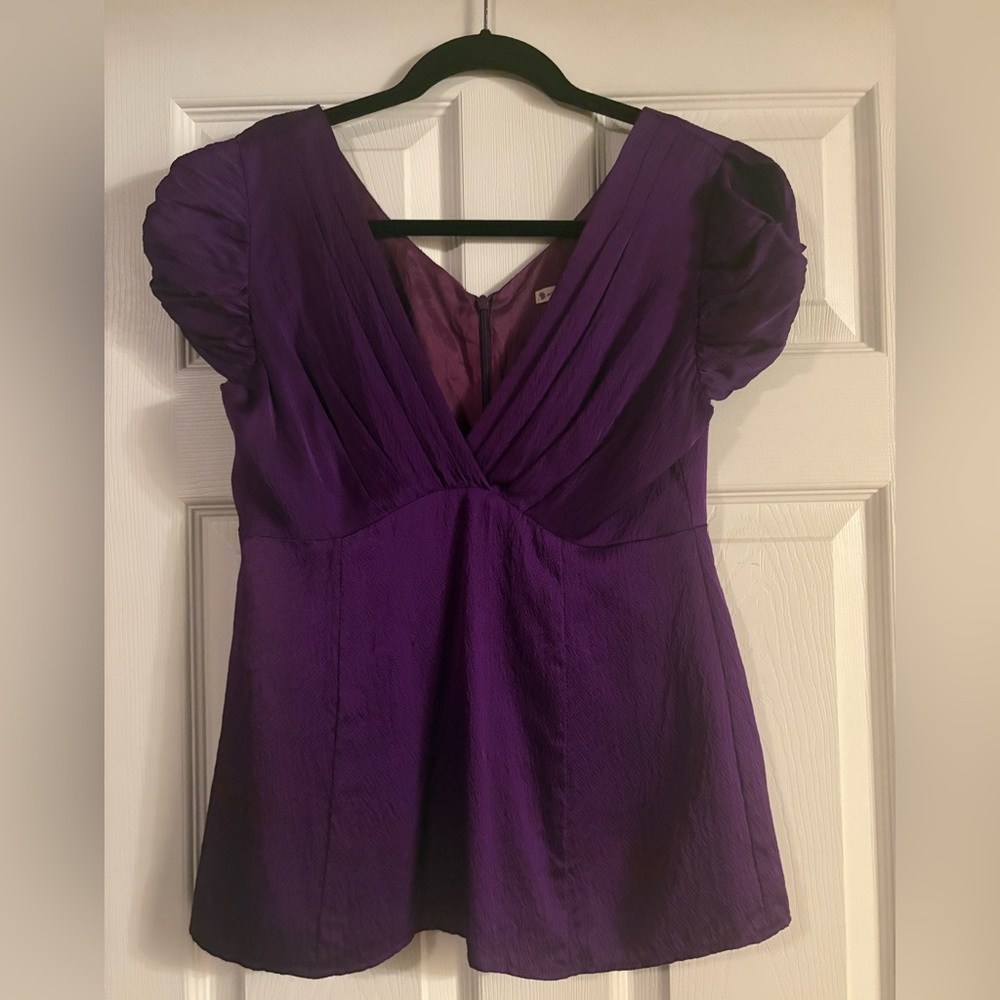 Nanette Lepore Purple Blouse